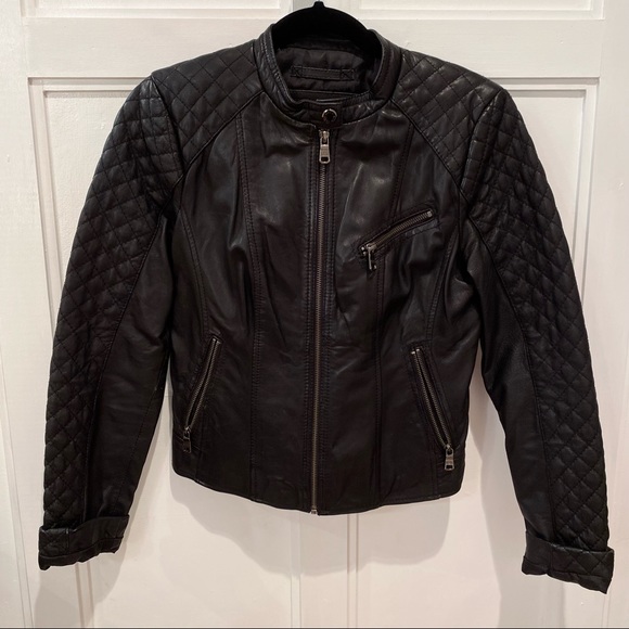 Nordstrom Jackets & Blazers - Nordstrom Marc New York Sz Small Black Leather Jacket